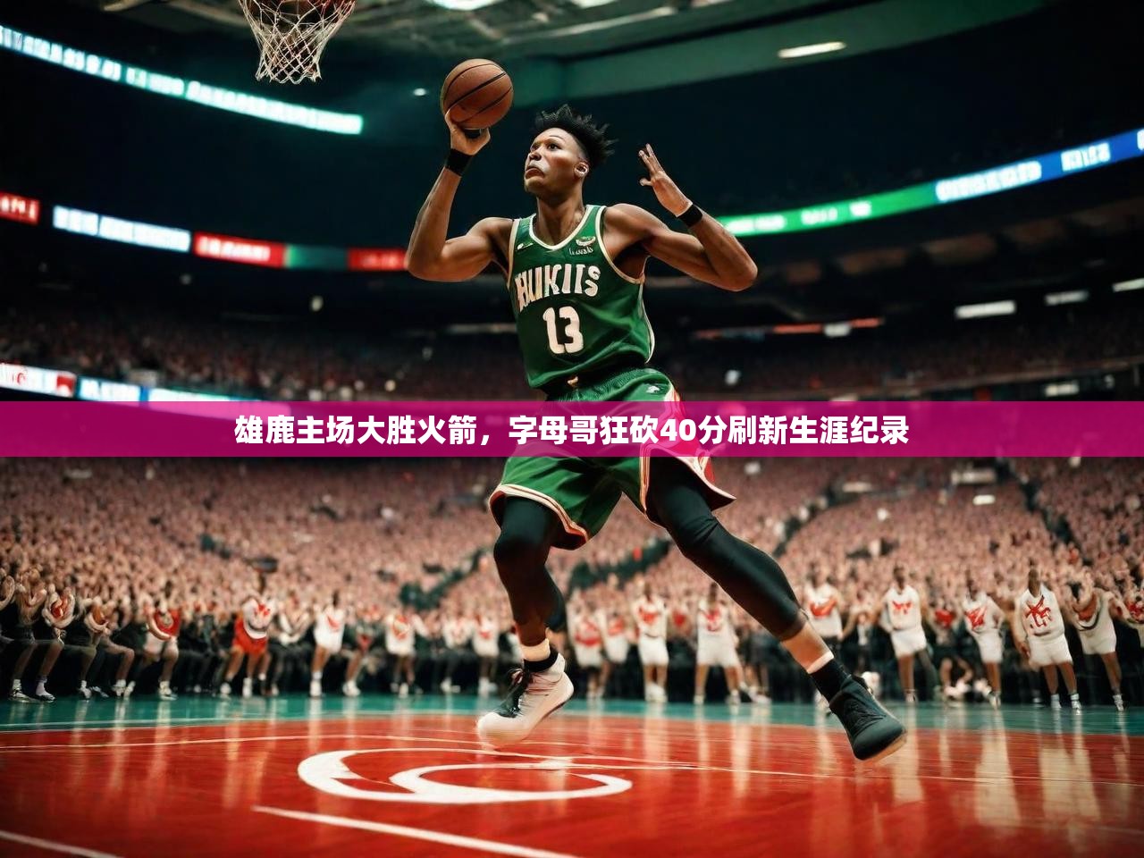 雄鹿主场大胜火箭,字母哥狂砍40分刷新生涯纪录 雄鹿主场大胜火箭,字母哥狂砍40分刷新生涯纪录