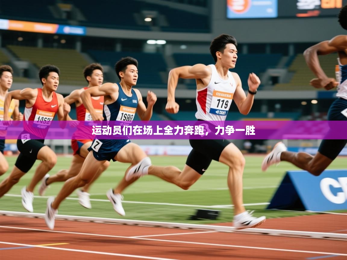 运动员们在场上全力奔跑,力争一胜 运动员们在场上全力奔跑,力争一胜