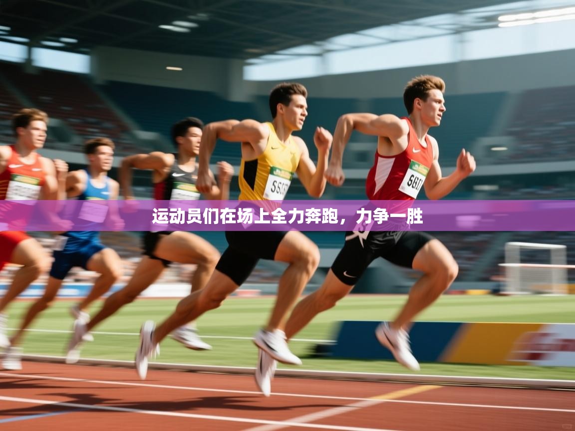 运动员们在场上全力奔跑,力争一胜 运动员们在场上全力奔跑,力争一胜