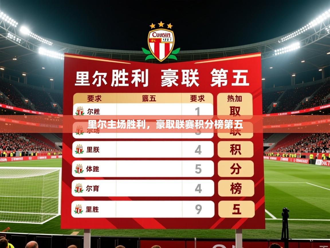 里尔主场胜利,豪取联赛积分榜第五 里尔主场胜利,豪取联赛积分榜第五