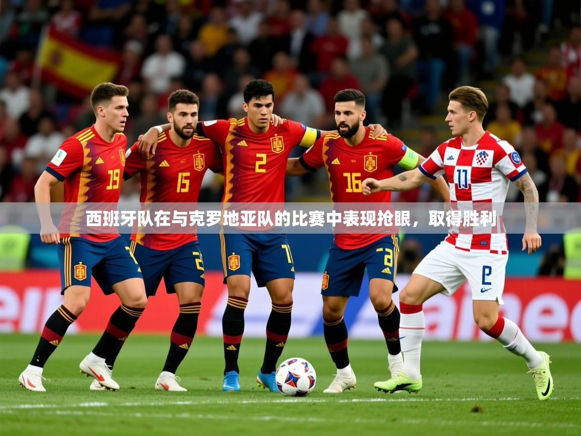 西班牙队在与克罗地亚队的比赛中表现抢眼，取得胜利